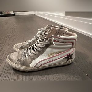 Golden Goose Hi-Top Slide Sneakers